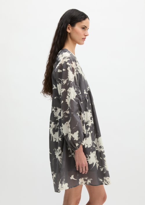 Short summer dress loose — Dark Grey