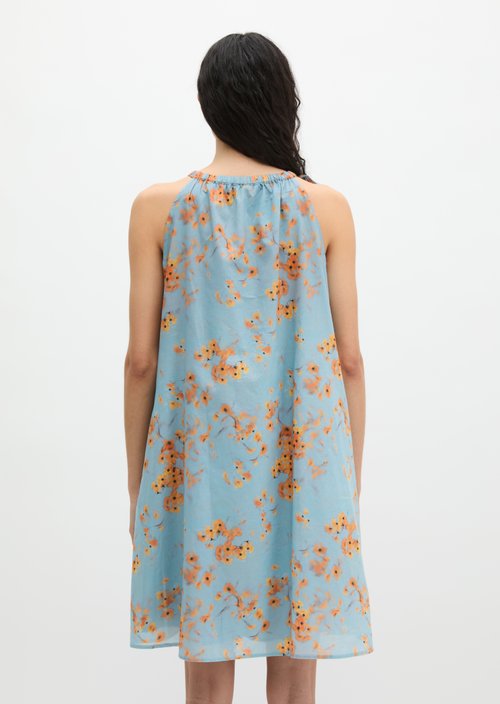 Sleeveless summer dress loose — Medium Blue