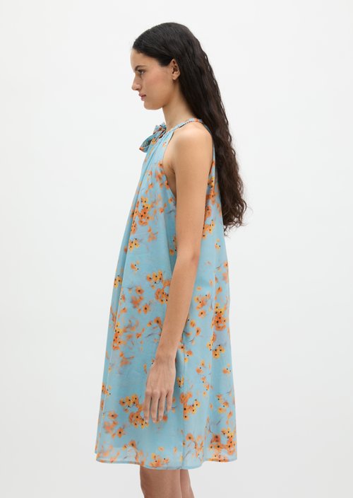 Sleeveless summer dress loose — Medium Blue