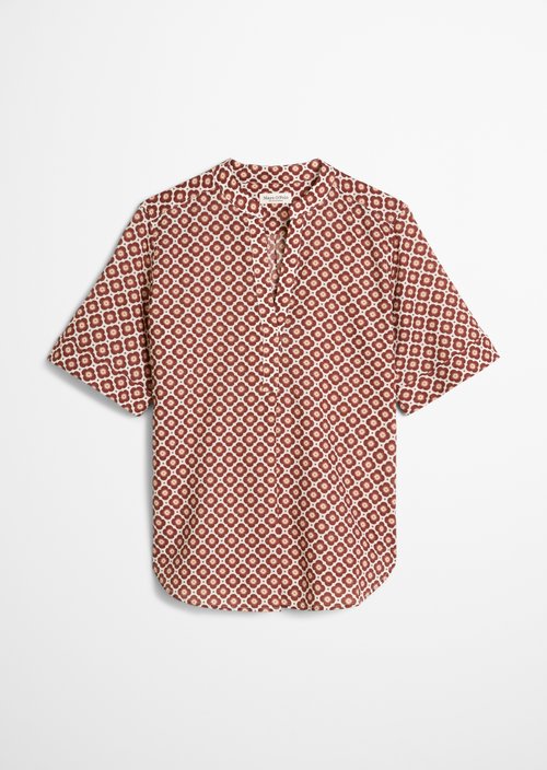Relaxed blouse — Medium Red