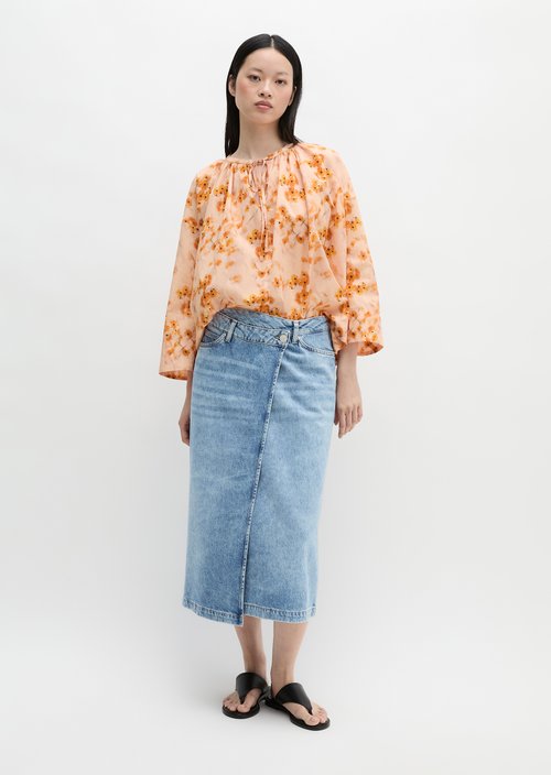 Relaxed blouse — Bright Orange