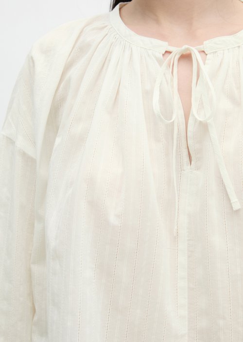 Relaxed tunic — White Cotton