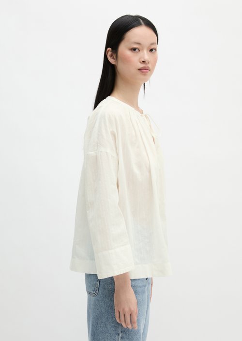 Relaxed tunic — White Cotton