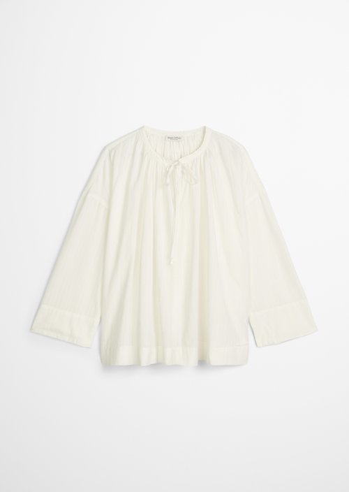 Relaxed tunic — White Cotton