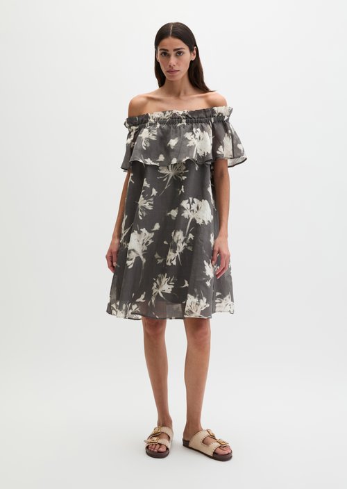 Carmen dress loose — Dark Grey