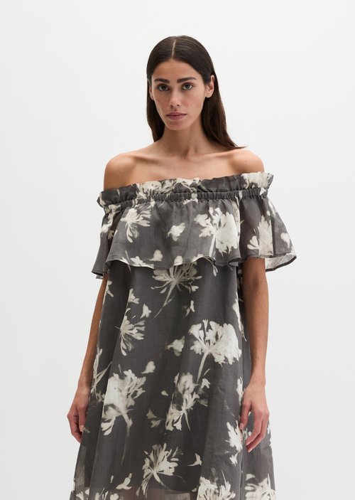 Carmen dress loose — Dark Grey