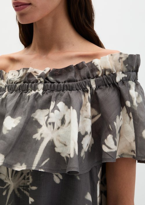 Carmen dress loose — Dark Grey