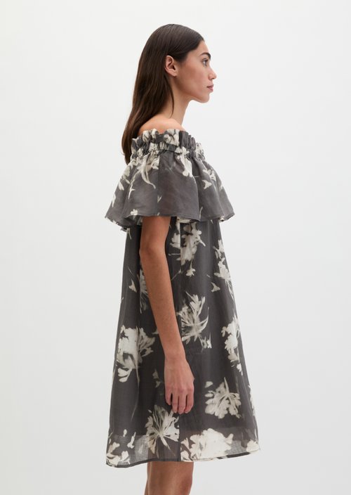 Carmen dress loose — Dark Grey