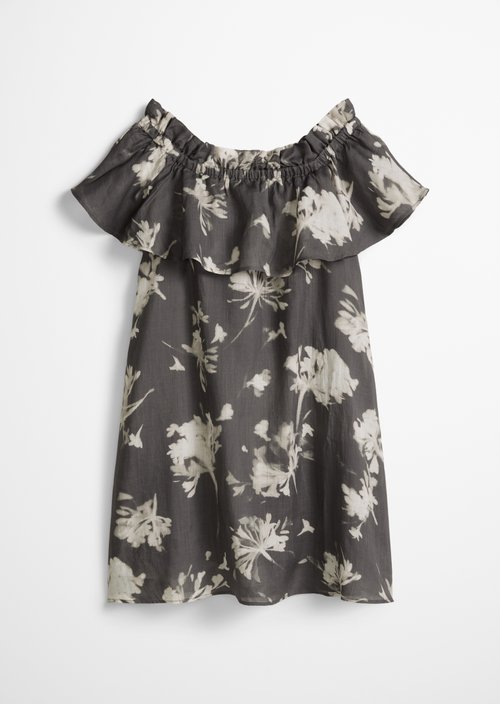 Carmen dress loose — Dark Grey