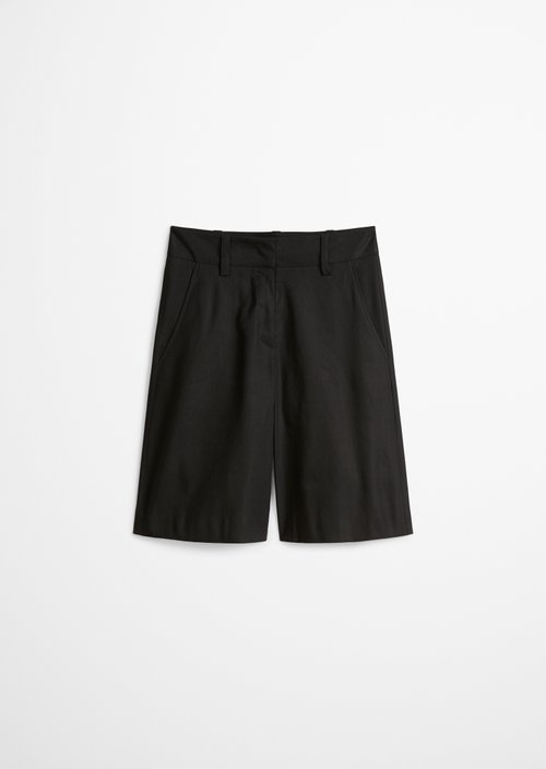 Chino shorts flared — Black