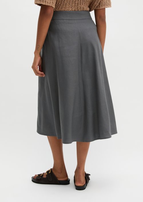 Wrap skirt regular — Oxide Grey
