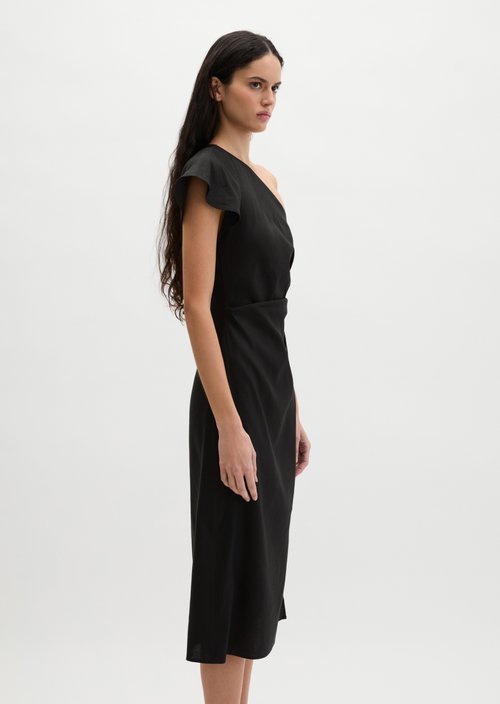 One Shoulder Dress shaped — Black