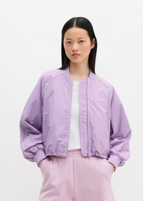 MOP Club '67 Football Nyoln Trainer Jacket — Vibrant Lilac