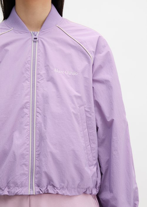 MOP Club '67 Football Nyoln Trainer Jacket — Vibrant Lilac