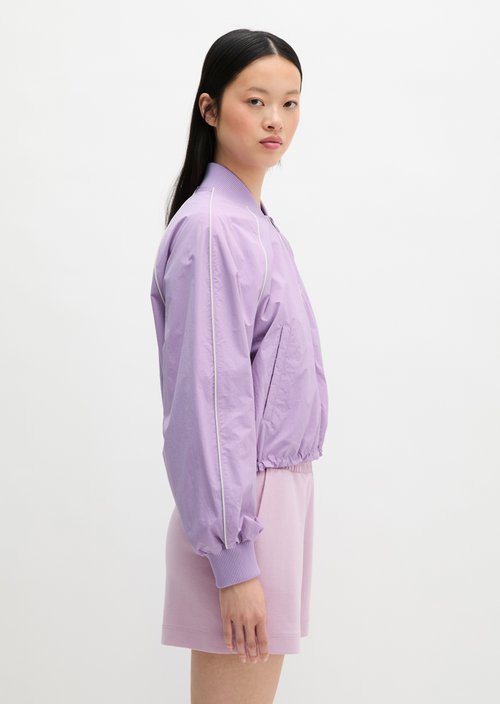 MOP Club '67 Football Nyoln Trainer Jacket — Vibrant Lilac
