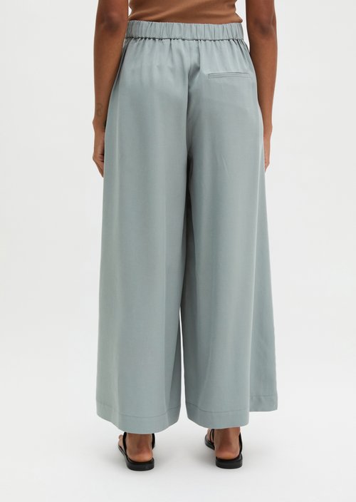 Pull-on culotte wide — Quiet Sea