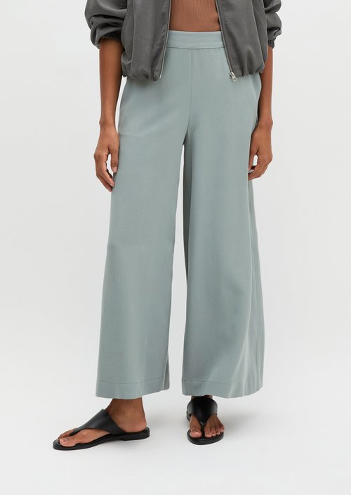 Pull-on culotte wide — Quiet Sea