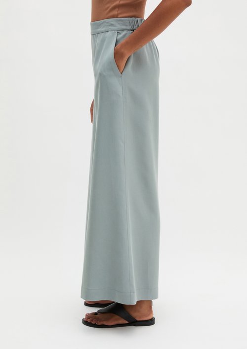 Pull-on culotte wide — Quiet Sea