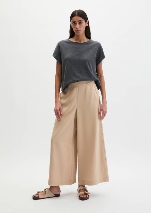 Pull-on culotte wijd Sandpaper in vooraanzicht