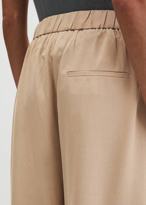 Pull-on culotte wijd Sandpaper in detailaanzicht