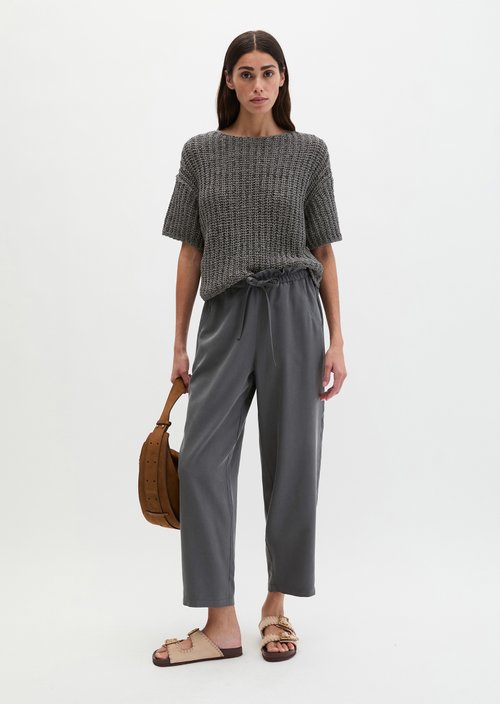 Joggpants wide — Oxide Grey