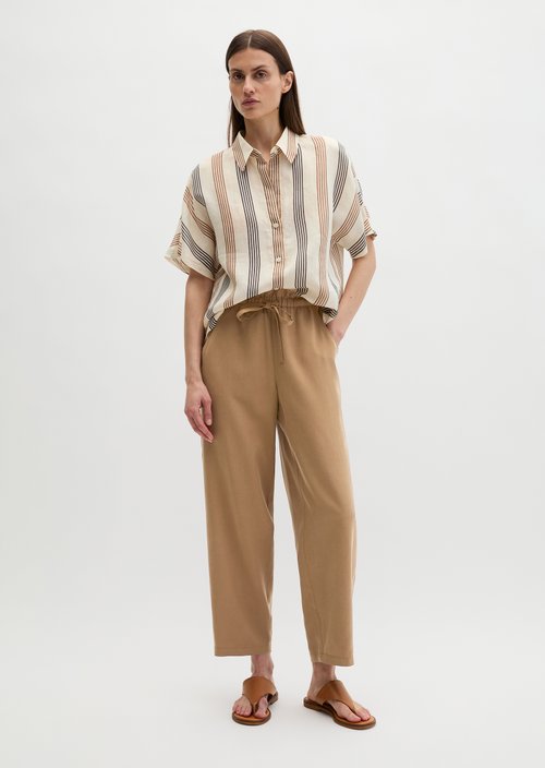 Joggpants wide — Burnt Brown