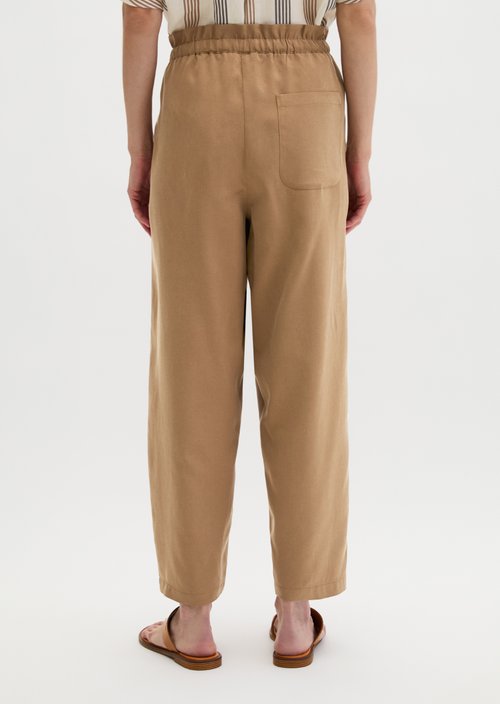 Joggpants wide — Burnt Brown