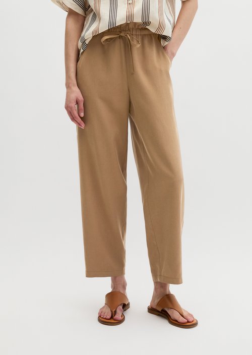 Joggpants wide — Burnt Brown