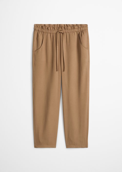 Joggpants wide — Burnt Brown