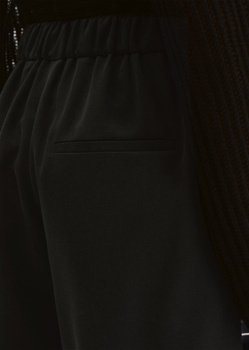 Pull-on shorts straight — Black