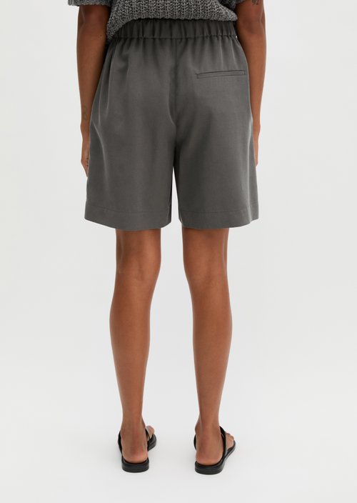 Pull-on shorts straight — Oxide Grey