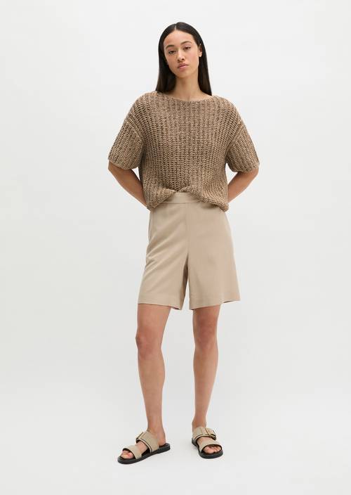 Pull-on shorts recht Sandpaper in vooraanzicht