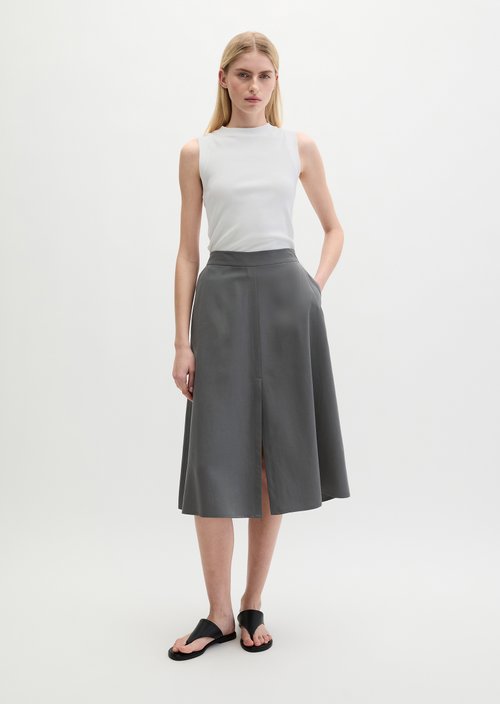 Flared skirt — Oxide Grey