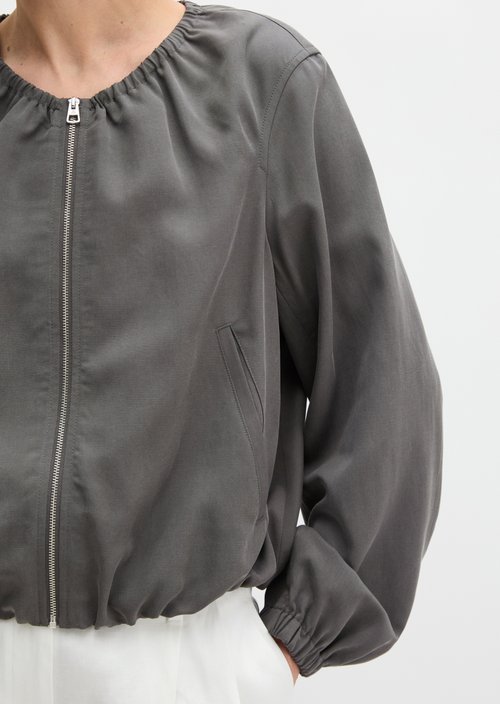 Relaxed blouson — Oxide Grey