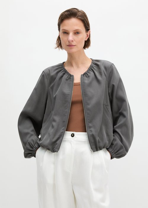 Relaxed blouson — Oxide Grey