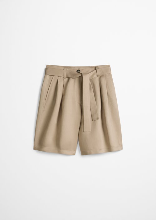 Pleated shorts tailored — Sandpaper