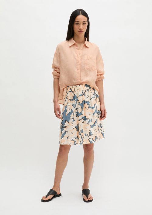 A-line skirt — Medium Blue