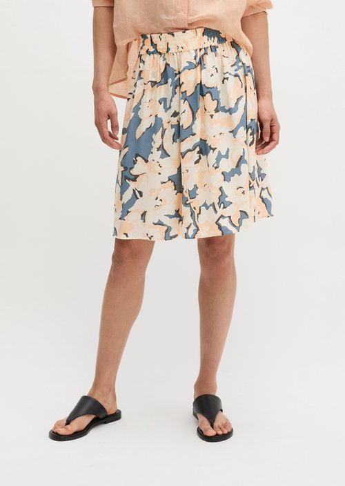 A-line skirt — Medium Blue