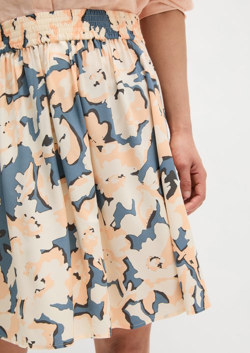 A-line skirt — Medium Blue