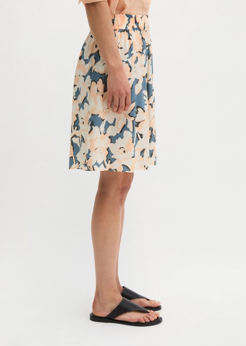 A-line skirt — Medium Blue