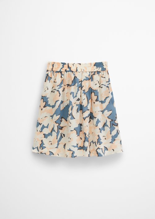 A-line skirt — Medium Blue