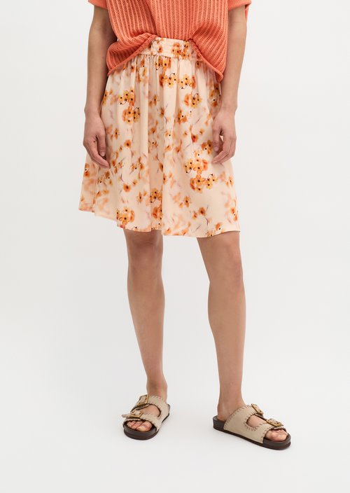 A-line skirt — Bright Orange