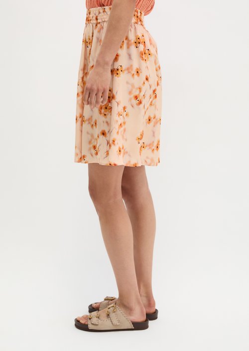 A-line skirt — Bright Orange