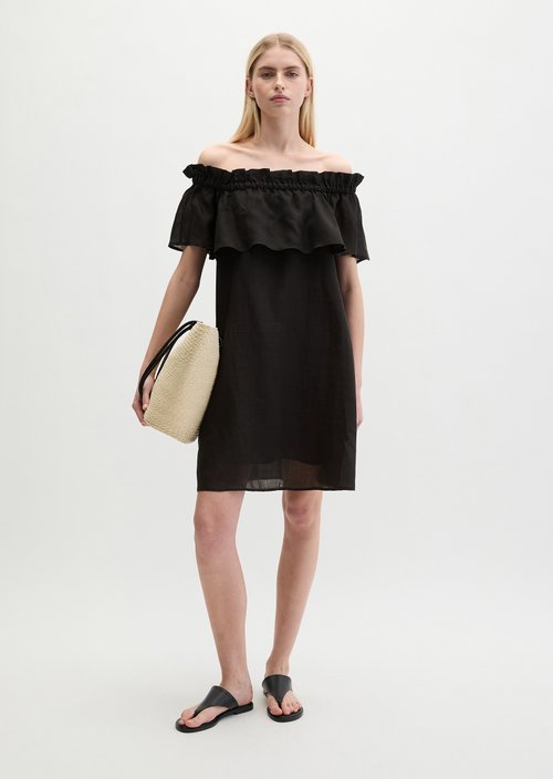 Carmen dress loose — Black