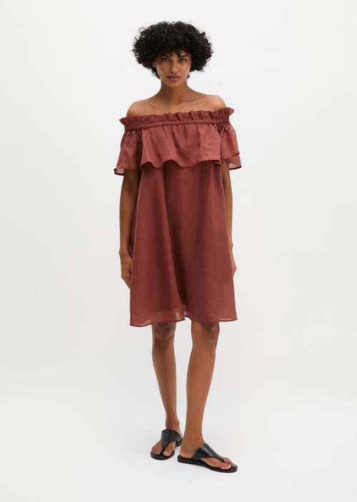 Carmen dress loose — Tall Poppy