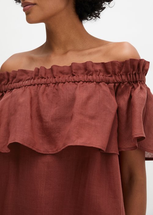 Carmen dress loose — Tall Poppy