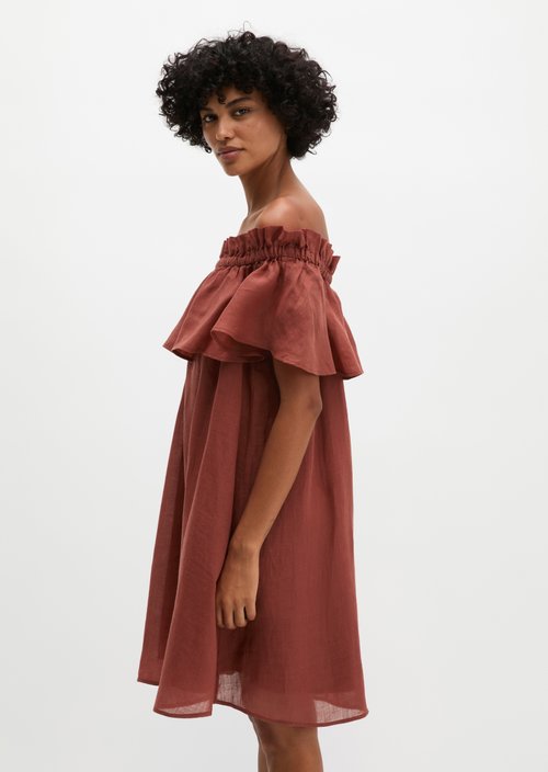 Carmen dress loose — Tall Poppy
