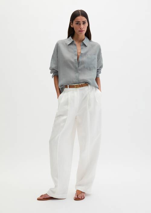 Regular blouse Quiet Sea in front view