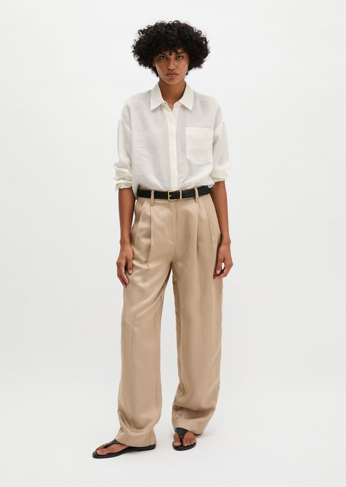 Regular blouse — White Cotton