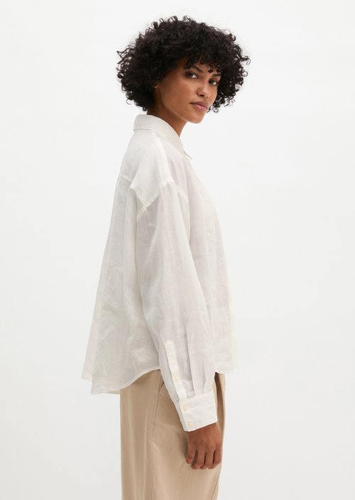 Regular blouse — White Cotton